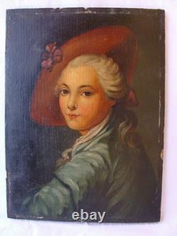 Superbe tableau huile sur bois époque XIXe Art collection antiquité
