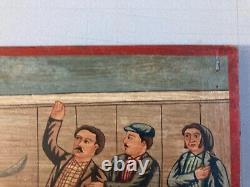 TRes Belle Peinture Huile Sur bois Ex Voto Art 1866 Italie Copie Catholique