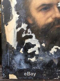 Tableau Ancien Etude Portrait Homme Barbu Alice Kaub-Casalonga (1875-1948)