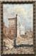 Tableau Ancien Guerre (1914-1918) Ruine France Xxe Siècle