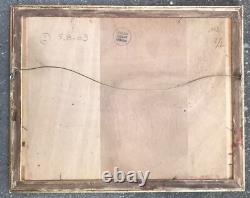Tableau Ancien Huile Albert Arnaud XXe Plage Arbre Marine Noirmoutier France