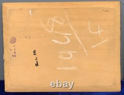 Tableau Ancien Huile Panneau DREYFUS STERN (1890-1972) Paysage Personnage XIXe