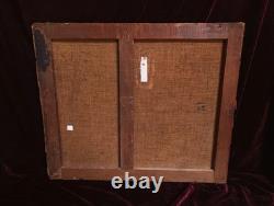 Tableau Ancien Peinture Huile HST Ecole de Barbizon Campagne Romantisme XIXeme