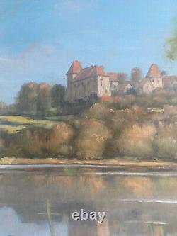 Tableau HSP 1979 Environs de Brandon Saône-et-Loire par Claude Pallot (XX°)