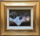 Tableau Hsp Confiture, Dentelle Et Fruits Signée Postimpressionniste + Cadre