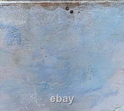 Tableau HSP Marine et paysage pinéde double face Gabriel DESCHAMPS (1919-2011)