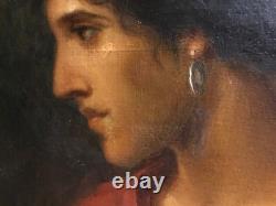 Tableau HST. BOHEMIENNE ou PAYSANNE Monogramme 1910 AUTRICHE HONGRIE
