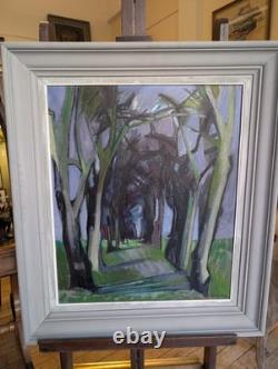 Tableau Huile Sur Toile Camille HILAIRE (1916-2004) Paysage Sous-Bois 15F
