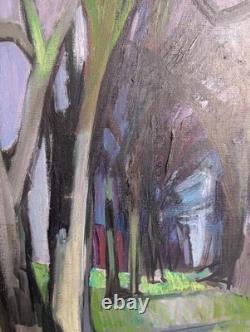 Tableau Huile Sur Toile Camille HILAIRE (1916-2004) Paysage Sous-Bois 15F