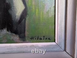 Tableau Huile Sur Toile Camille HILAIRE (1916-2004) Paysage Sous-Bois 15F