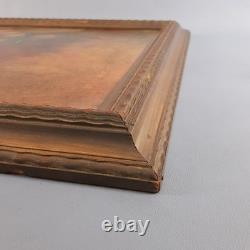 Tableau Nature Morte Fruits Huile Sur Toile Cadre En Bois Signé Bazzi Années 40