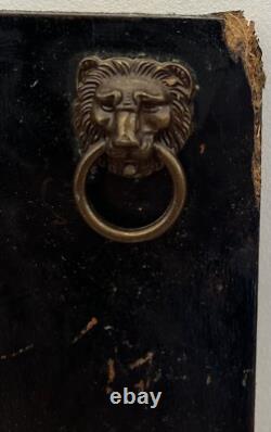 Tableau Panneau Huile Portrait Femme en Rouge Rose Blanche Dame rue du Bac Paris