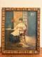 Tableau Peinture Huile Paul Flaubert 1928-1994 Scene Int&eacute;rieur Tricoteuse