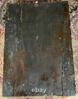 Tableau Peinture Huile Sur Panneau De Bois Art Religieux XVIe