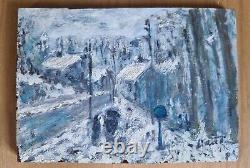 Tableau Peinture Neige Paysage