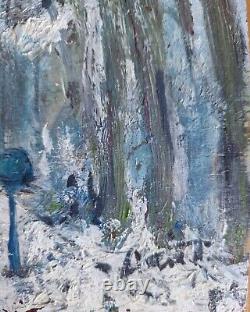 Tableau Peinture Neige Paysage