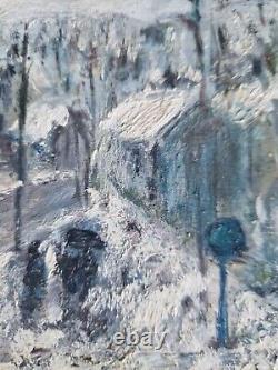 Tableau Peinture Neige Paysage