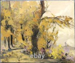 Tableau Pierrepont Lutèce Bois à Gif sur Yvette ile de France 1950