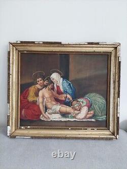 Tableau Religieux Naif Italie