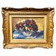 Tableau Signé Roger Griboval Huile Sur Panneau Bois Nature Morte