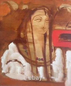 Tableau XXem signé Dedalo Montali (1909-2001) peintre italien Huile sur bois