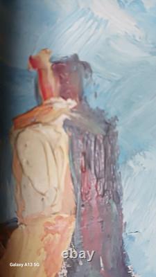 Tableau ancien huile sur bois