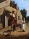Tableau Encadr&eacute; Cavalier Cheval For&ecirc;t Saint-germain-en-laye Ernest Meissonier
