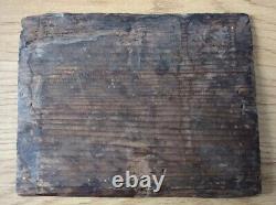 Tableau flamand Huile sur bois Paysage bucolique en miniature + 4 CD neufs