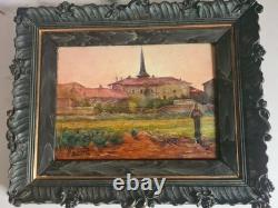 Tableau huile sur bois d'Emile Désiré DAIMEE (1867-1956)