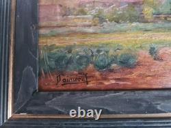 Tableau huile sur bois d'Emile Désiré DAIMEE (1867-1956)