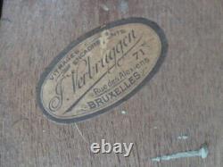 Tableau huile sur bois signé Lucien De Decker 1932 -Zeebrugge Belgium/Belgique