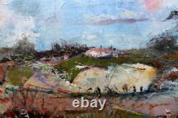 Tableau impressionniste Jean-Paul Ulysse Prix de Rome Paysage d'été