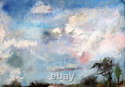 Tableau impressionniste Jean-Paul Ulysse Prix de Rome Paysage d'été