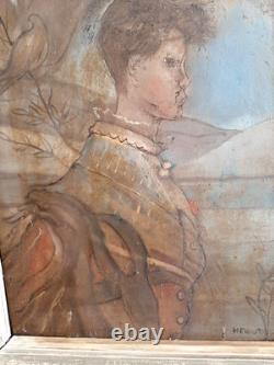 Tableau par le peintre Henri Heraut