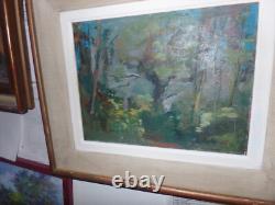 Tableau peintre alsacien breitwieser robert 1974-dcd en 1975 -33x27 numero 840