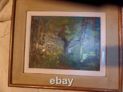 Tableau peintre alsacien breitwieser robert 1974-dcd en 1975 -33x27 numero 840