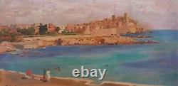 Tableau, peinture, HSP, E. COSTA, Antibes, 1931