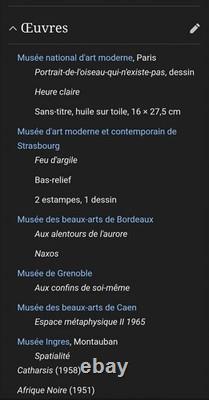 Tableau post-impressionniste de Jean PIAUBERT, Huile sur carton, École française