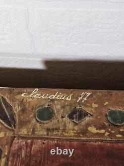 Tableau sur bois christophe jehan saints apotres 60 x 37cm