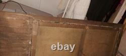 Trumeau d'époque Régence XIXème peinture Huile Sur Bois