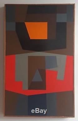 Victor NOEL (1916-2006) Abstraction géométrique belge. Cubiste Constructiviste