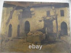 William Laparra peinture sur bois