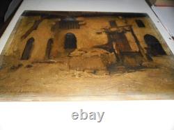 William Laparra peinture sur bois